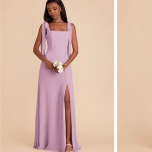 Birdy Grey Lilac Maxi Dress with Slit